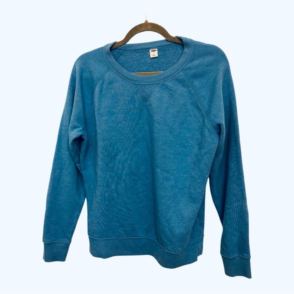 Old Navy Women’s Blue Crew Neck Sweater Classic Knit - Small
